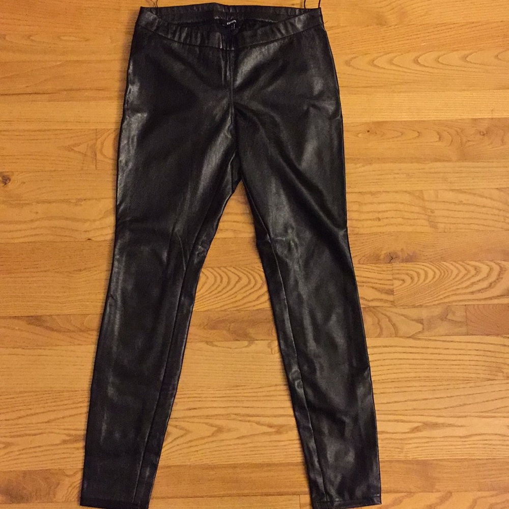 Express small faux leather pants